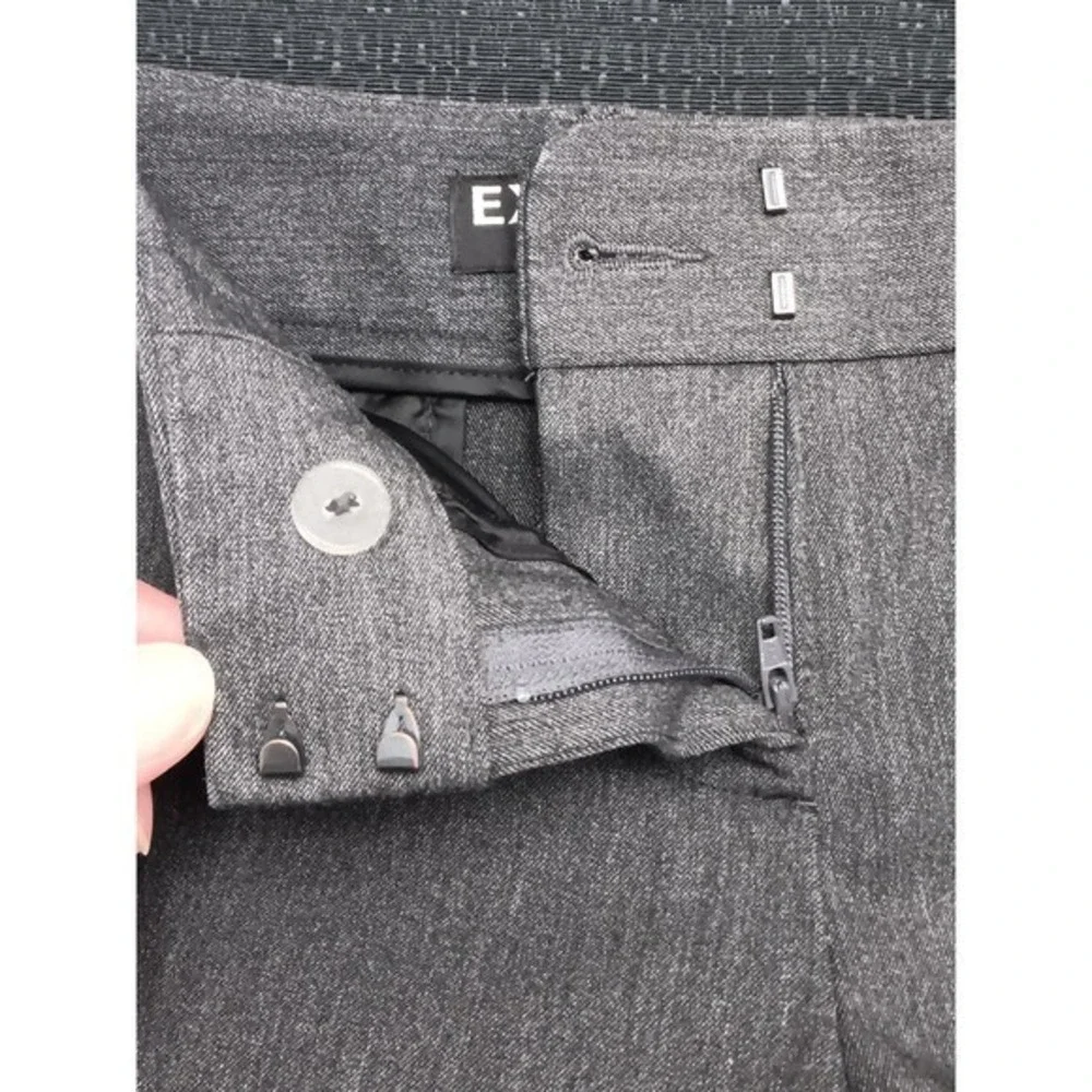 EXPRESS Columnist Gray‎ Herringbone Stretch Dress Pants Size 0 Women's